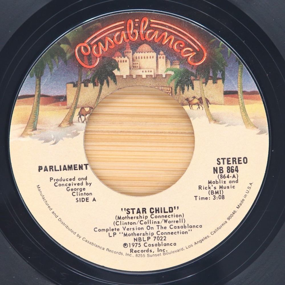 PARLIAMENT - STAR CHILD / SUPERGROOVALISTICAPROSIFUNKSTICATION - SOUL FUNK 45